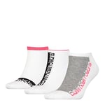 Calvin Klein Women's Athleisure Sneaker 2, White, ONE Size (Pack of 3)