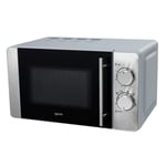Igenix IG2084 Solo Manual Microwave, 5 Power Levels and Defrost Function, 30 Minutes Timer, 800 W, 20 Litre, Stainless Steel