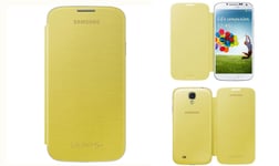 Genuine Samsung Galaxy S4 IV I9500 Flip Case EF-FI950BYEGWW -Yellow