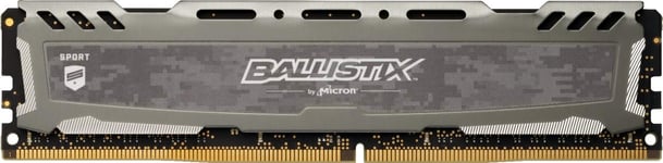 Crucial Ballistix Sport LT BLS4K8G4D240FSCK 32 GB Kit (8 GB x4) (DDR4, 2400 MHz, PC4-19200, CL16, Single Rank x8, DIMM, 288-Pin) Memory - White