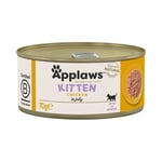 Applaws Kitten hyytelössä 6 x 70 g - kana