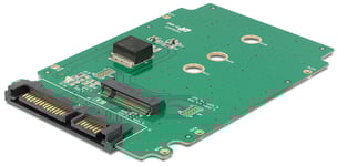 DeLOCK Adapter, gränssnittskonverterare, 22-pin SATA till M.2, 6Gb/s