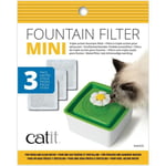 Filtre pour fontaine à eau pour chat à fleur mini - CATIT - Flower mini - Double action - 3 pièces