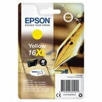 Original Epson 16XL Pen Yellow Ink Cartridge WF-2530WF WF-2540WF WF-2630WF T1634