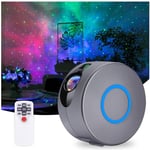 Galaxy Nova Projector,Galaxy Starry Sky Projector with Rotating Led Nebula Cloud,Night Light Projector with Remote Control for Kids Baby Adults Bedroom/Party/Game Rooms/Home Theatre (Gray)