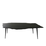 Edra - Egeo Table 220x110, Black, 4 Legged Base