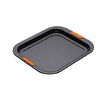 Le Creuset Non-Stick Carbon Steel Bakeware Rectangular Oven Tray, 31 cm, Black, 94100437000000