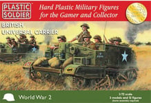 Plastic Soldier 1:72 WWII 3 x BRITISH UNIVERSAL CARRIER Scale Kit WW2V20007