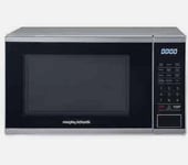 Morphy Richards 800W Standard Microwave Blue Digital LED Display - Silver