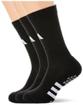 adidas Unisex Performance Cushioned Crew Socks Grip 3 Pair Pack Socks, XL