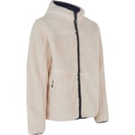 ID, mjuk teddy fleecejacka med huva, 0828, off-white, storlek 3XL