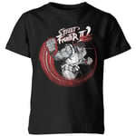 Street Fighter RYU Sketch Kids' T-Shirt - Black - 5-6 Years