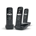 Gigaset Téléphone sans fil AS690 Trio - noir