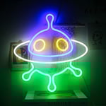 UFO universums serie dekoration nattlampa ins Hängande Neonljus Akryl Dekorativ Skylt För Barnrum Sovrum Kök