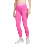 Nike Pro Treningstights Dame - Pink - str. XL