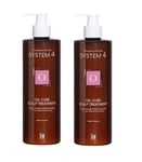 System 4 - Nr. O Oli Cure Hair Mask 500 ml Duo Pack