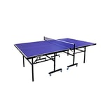 TechFit Table de ping-Pong pour d'intérieur – Dimensions Tournois, Panneau Robuste en résine mélamine de 4 mm avec Couche protectrice Anti-Rayures, résistant aux intempéries, Pliable