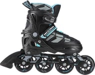 Nils Extreme Na11002 Justerbara Rullskridskor För Fritidsbruk Sort R. 35-38