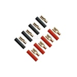 Høyttalerkabelsko 4 sorte, 4 røde, for inntil 2.5mm2 kabel