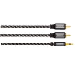 AVINITY Premium minijack 3,5 mm för 2 x Phono-kabel - 1,5 m
