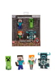 Minecraft 4-Pack 2.5" Figures Patterned Jada Toys