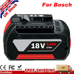 18V 5.5Ah Li-ion Battery For Bosch BAT609 BAT610 BAT618 17618 25618-01 GSB GSR