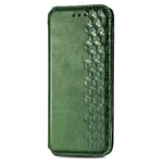 FANFO® Case for Oppo A91/F15, Vogue Magnetic Clasps PU Leather Case with Stand Function & Credit Card Slot Shockproof Flip Wallet Case Cover, Green