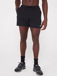 New Balance Mens 5inch Running Shorts - Black, Black, Size M, Men