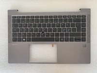 HP ZBook Firefly 14 G7 M14635-DH1 Danish Finnish Norwegian Keyboard Palmrest DSC