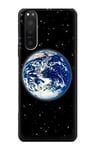 Earth Planet Space Star nebula Case Cover For Sony Xperia 5 II