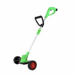 YLJJ Electric hand push lawn mower,wheel rechargeable household small multifunctional lawn lithium battery mower,25TV one charge and one charge