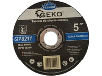 Geko Kapskiva För Metall Premium 125X1,0 Inox (G78211)