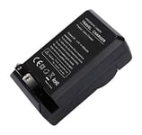Amsahr Digital Replacement Mini Battery Travel Charger for JVC SSL50, GY-HM200,HM600,HM650,HMQ10 Camera