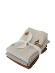 Muslin Square - Leopard - Pack Of 3 Baby & Maternity Baby Sleep Muslins Muslin Cloths Multi/patterned OYOY MINI
