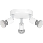 Eglo Stecci-E spot rund Ø140, 3 x GU10, vit
