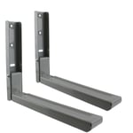 2 X Samsung Grey Silver Microwave Brackets Wall Mounting Holder Extendable