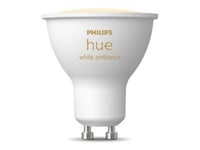 Philips Hue White Ambiance - Led-Spotlight - Gu10 - 4.2 W - Klass E - Varmt Till Kallt Vitt Ljus - 2200-6500 K