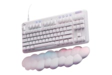 Logitech G G713 - tastatur - tenkeyless - QWERTZ - tysk - hvid Indgangsudstyr