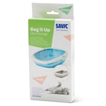 Savic Iriz -hiekkalaatikko suojareunuksella - 50 cm - oheen: Bag it Up litter tray bags, Large 12 kpl (ei sis. laatikkoa)
