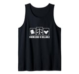 Funny Knowledge Is Billable A Professional Paralegal Officer Tank Top