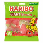 Haribo Giant Strawbs 190G Bag