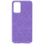 Case for Samsung A52 / A52s Glitter Case Adjustable Silicone Semi-rigid violet