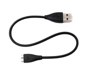 SYSTEM-S USB 2.0 Cable 24 CM Charging Cable for Fitbit Charge Hr Smartwach