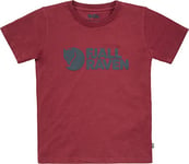 Fjallraven 80538-346 Kids Fjällräven Logo T-Shirt T-Shirt Unisex Kids Pomegranate Red Taille 116