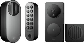 Aqara Paket - Smart lås U200 Svart och Smart videodörrklocka G4