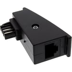 InLine 69948F Tae-F Adaptor Male to RJ45 Female 8P2C for Fritzbox Black