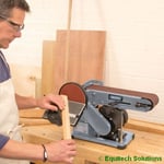 Draper  53005 Belt Disc Sander Bench Mounting Wood Woodworking Tilt Mitre