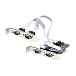 StarTech.com 4-Port Serial PCIe Card Quad-Port PCI Express to RS232/RS422/RS4...