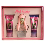 Nicki Minaj Pink Friday Eau De Parfum 100ml Spray + 100ml b/l + 100ml sh/g Set