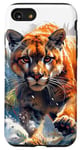 iPhone SE (2020) / 7 / 8 realistic cougar walking scary mountain lion puma animal art Case